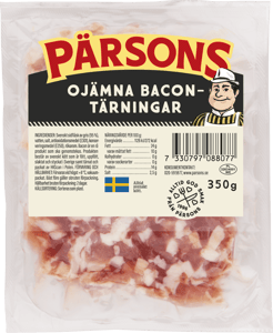 Ojämna bacontärningar 350g