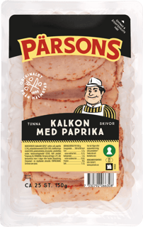 986630 Rökt kalkon med paprika ovan