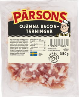 8807 OJÄMNA BACONTÄRNINGAR 350G ovan