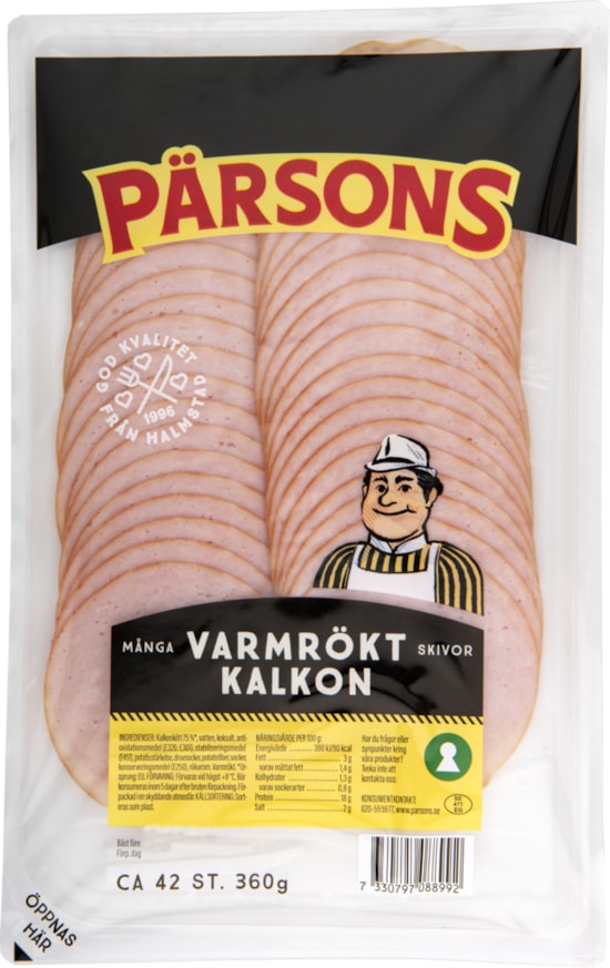 8905 VARMRÖKT KALKON 360G OVAN