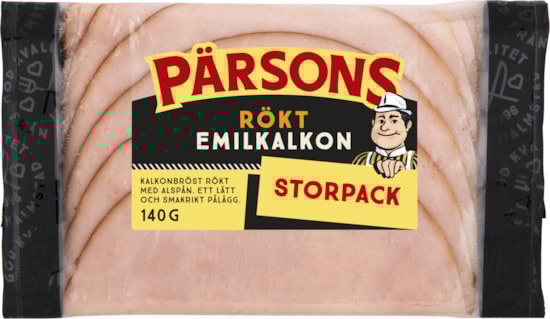 77042 Rökt Emilkalkon 140g ovan